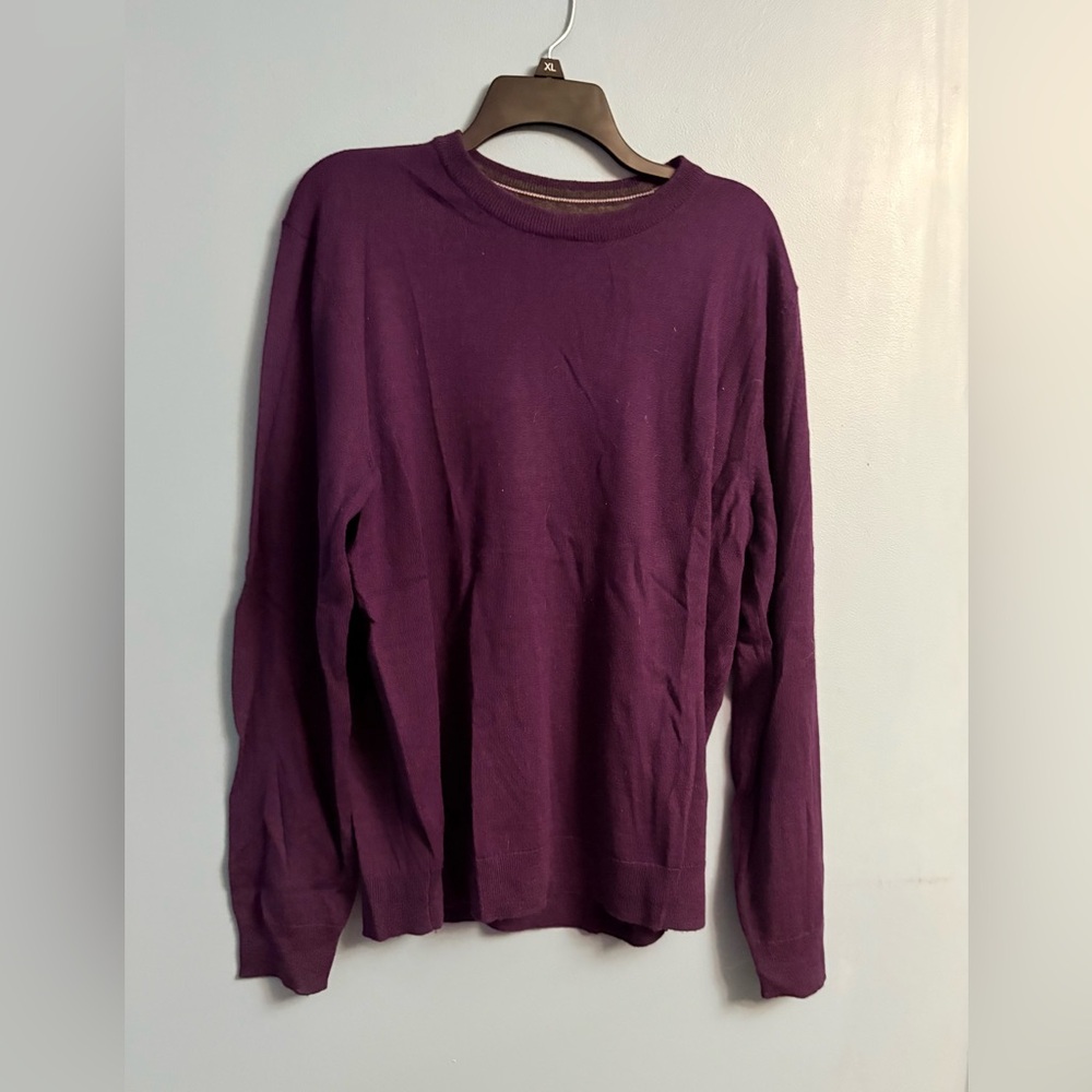 Alfani Men's Crewneck Sweater - Purple
